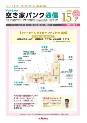 空き家空き地バンク通信VOL15